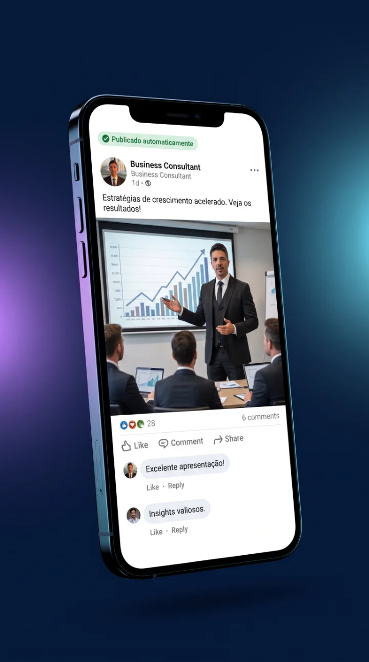 LinkedIn post auto-published