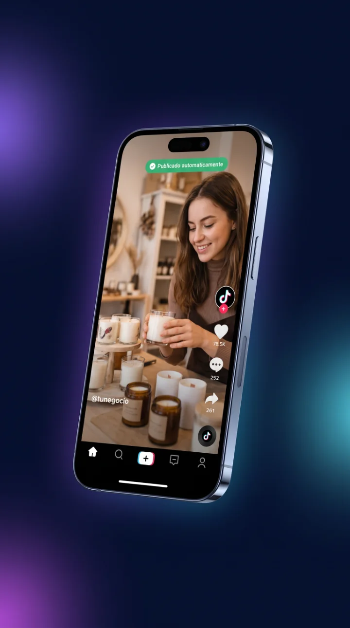 TikTok video auto-published
